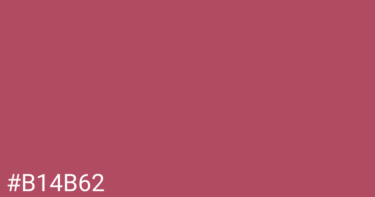 Hex color #b14b62 graphic