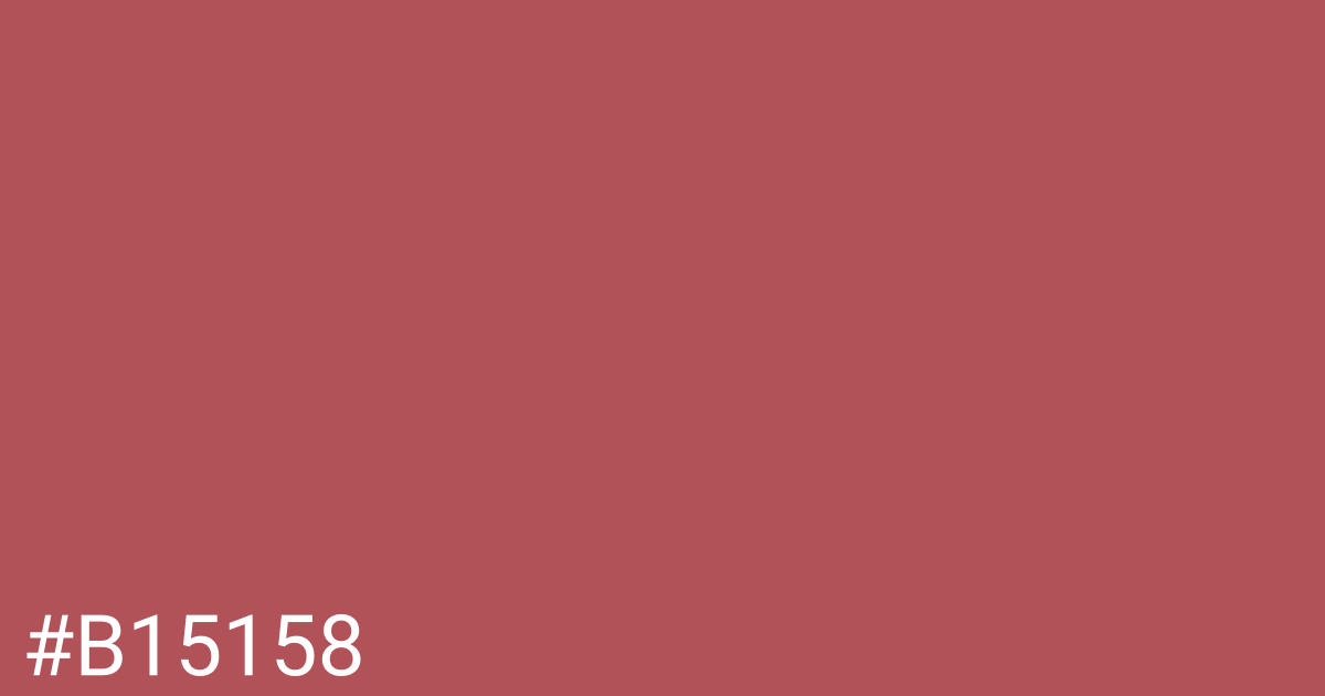 Hex color #b15158 graphic