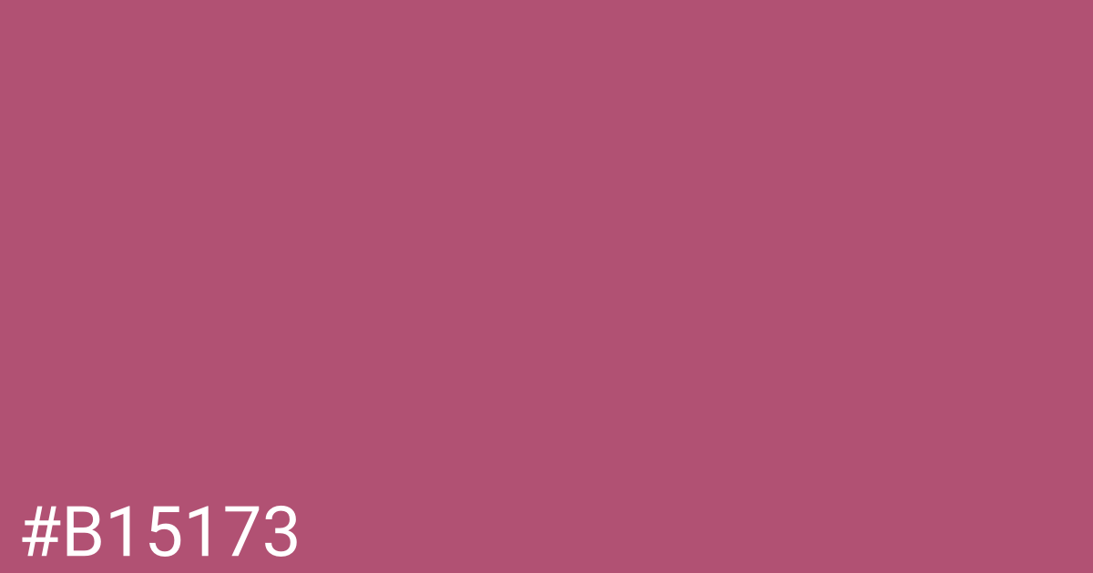 Hex color #b15173 graphic