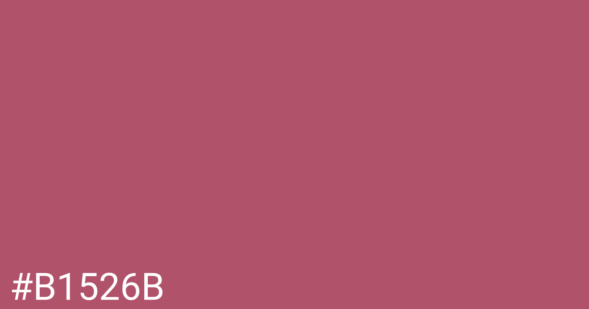 Hex color #b1526b graphic