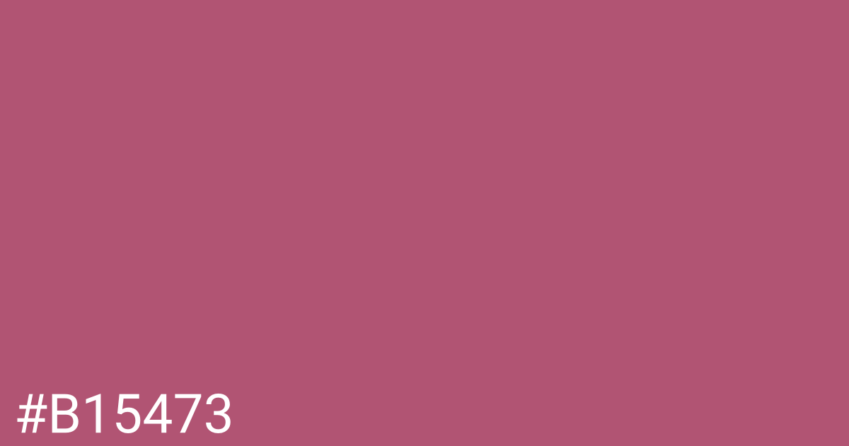 Hex color #b15473 graphic