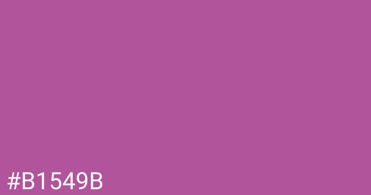 Hex color #b1549b graphic