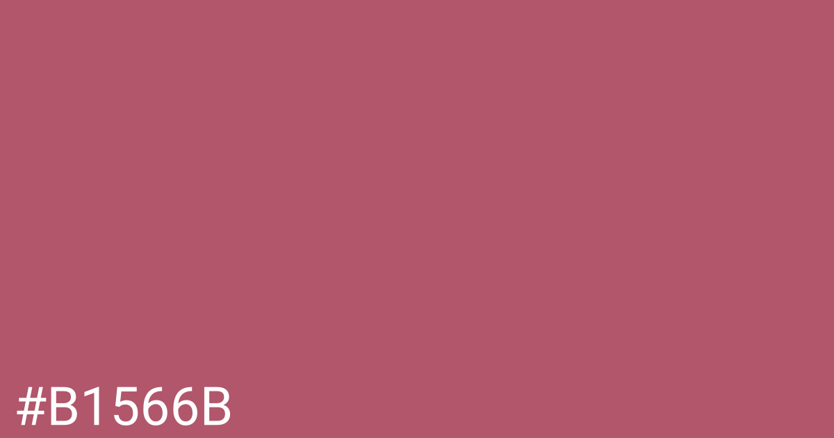 Hex color #b1566b graphic