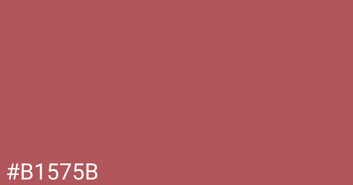 Hex color #b1575b graphic