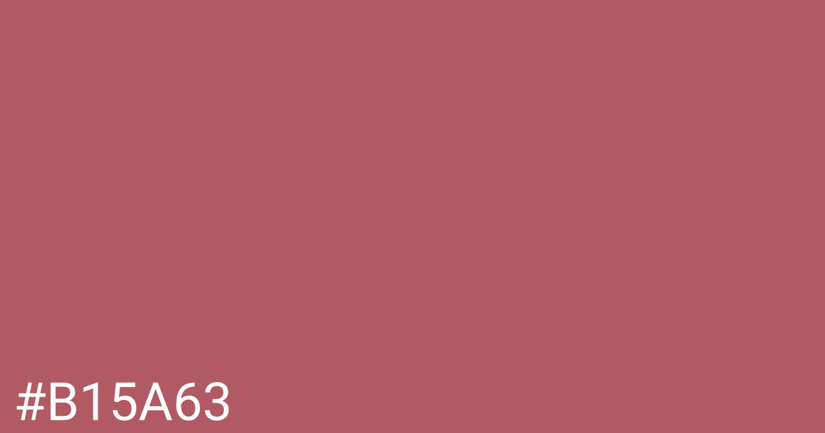 Hex color #b15a63 graphic