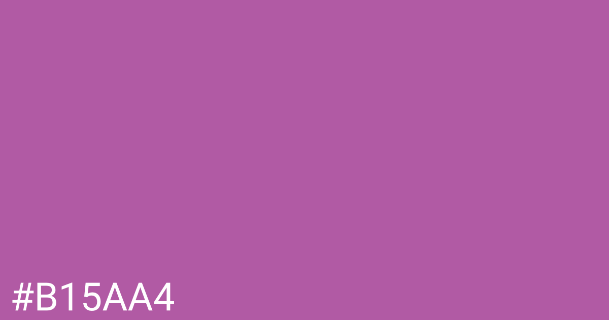 Hex color #b15aa4 graphic