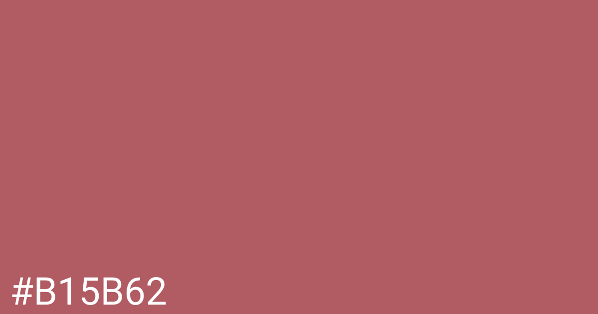 Hex color #b15b62 graphic