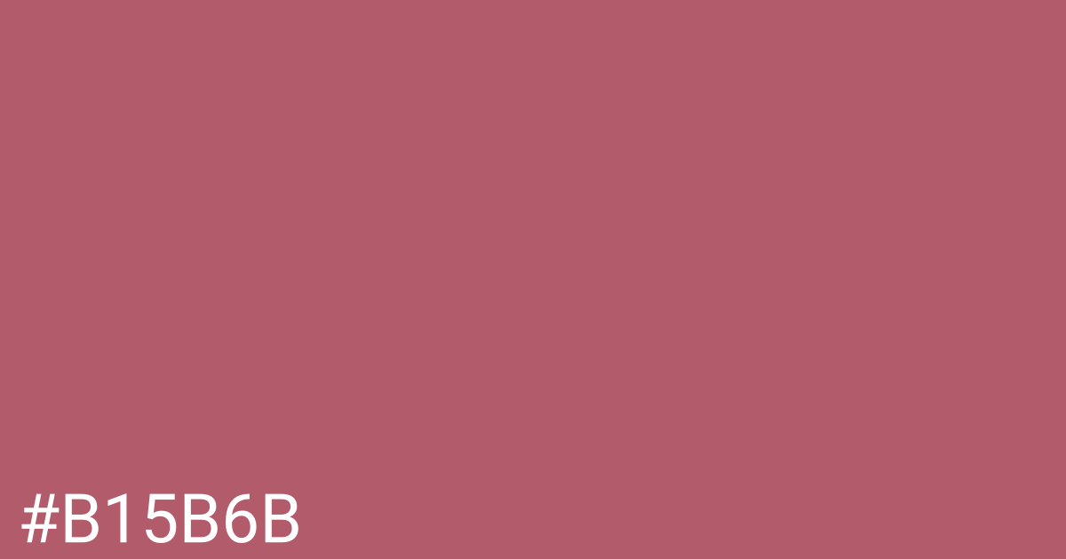 Hex color #b15b6b graphic