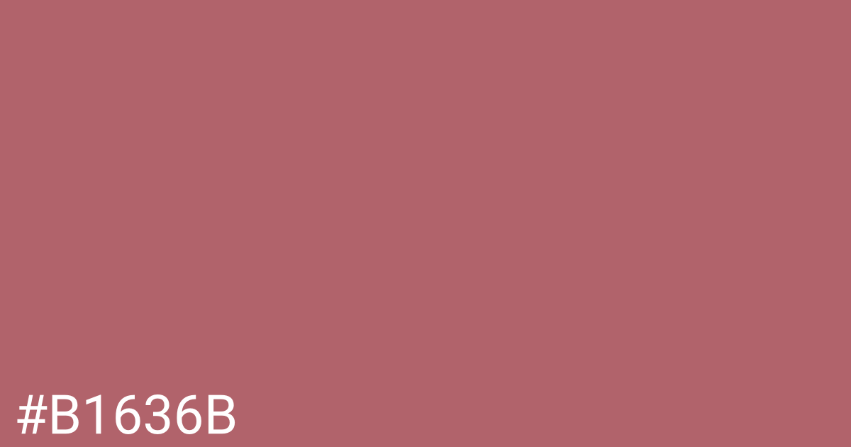 Hex color #b1636b graphic