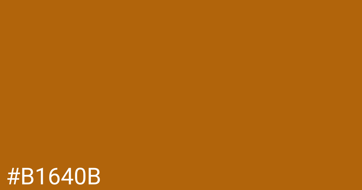 Hex color #b1640b graphic