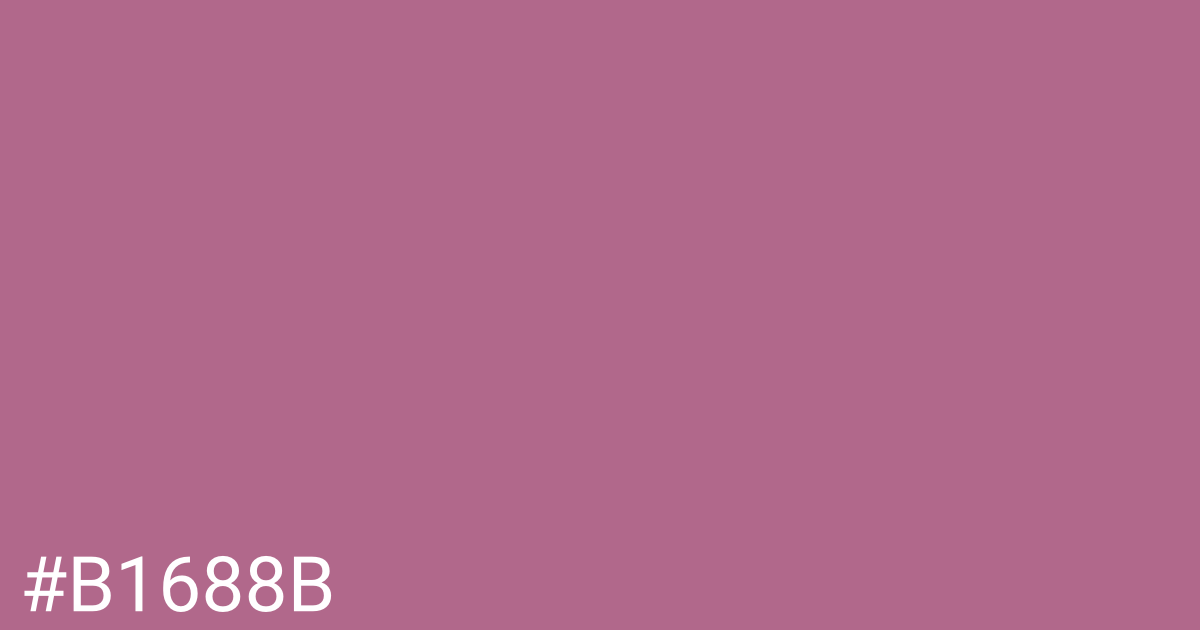 Hex color #b1688b graphic