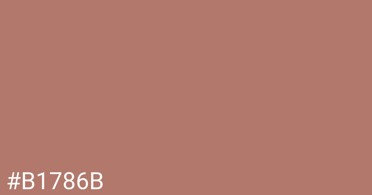 Hex color #b1786b graphic