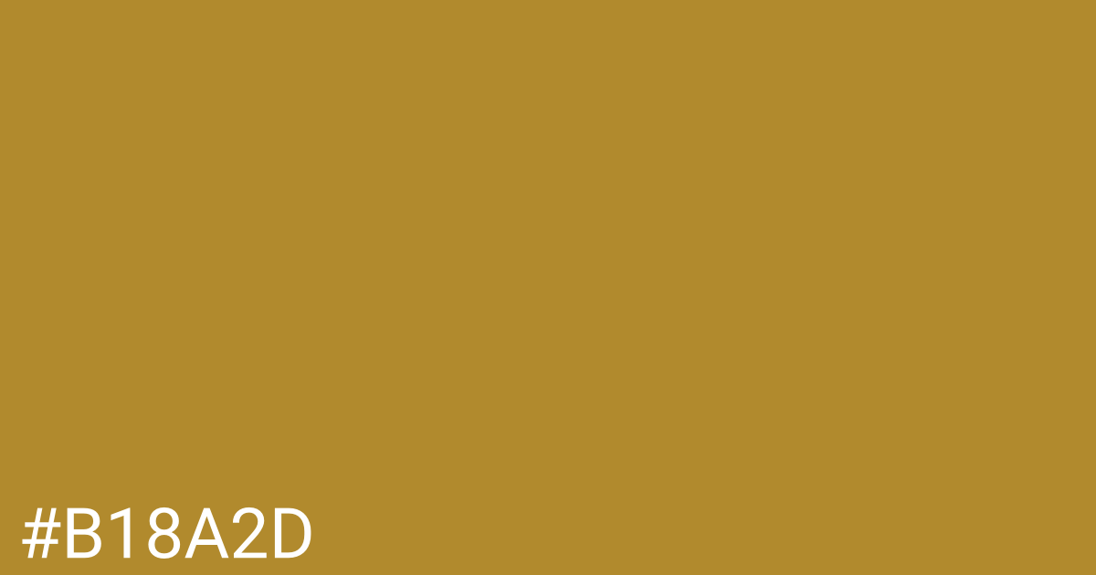 Hex color #b18a2d graphic