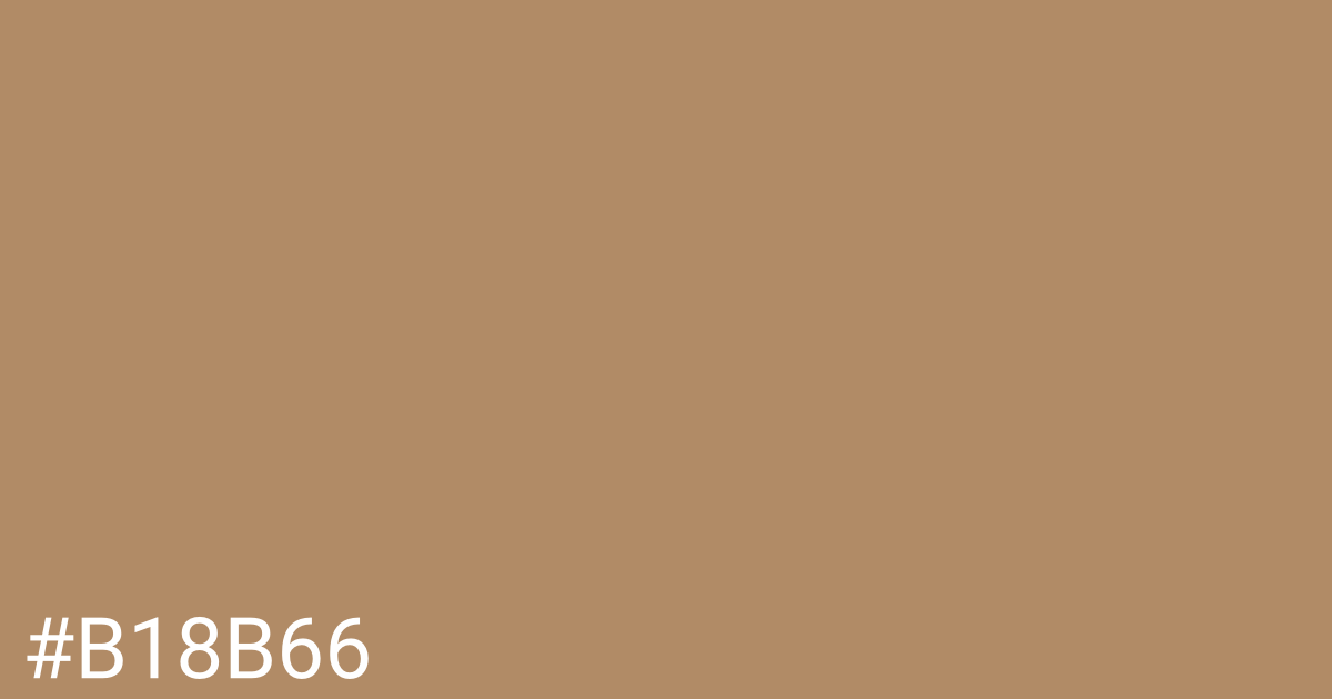 Hex color #b18b66 graphic