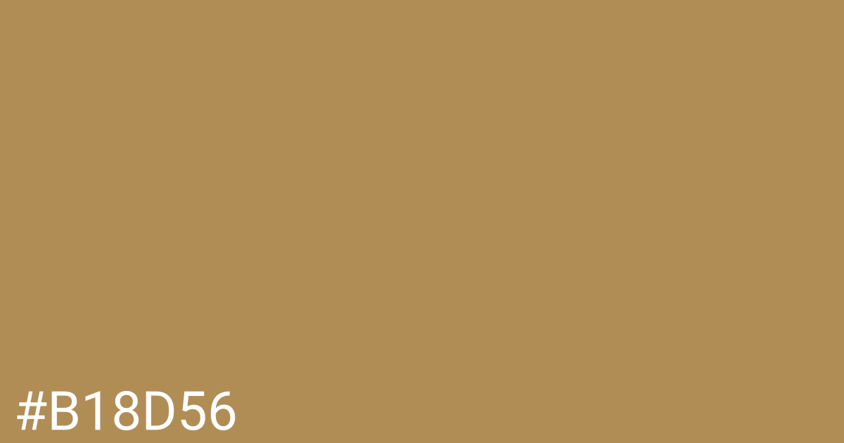 Hex color #b18d56 graphic