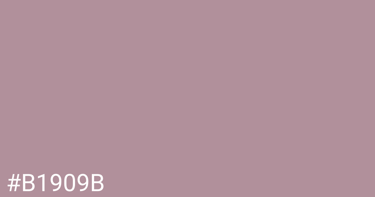 Hex color #b1909b graphic