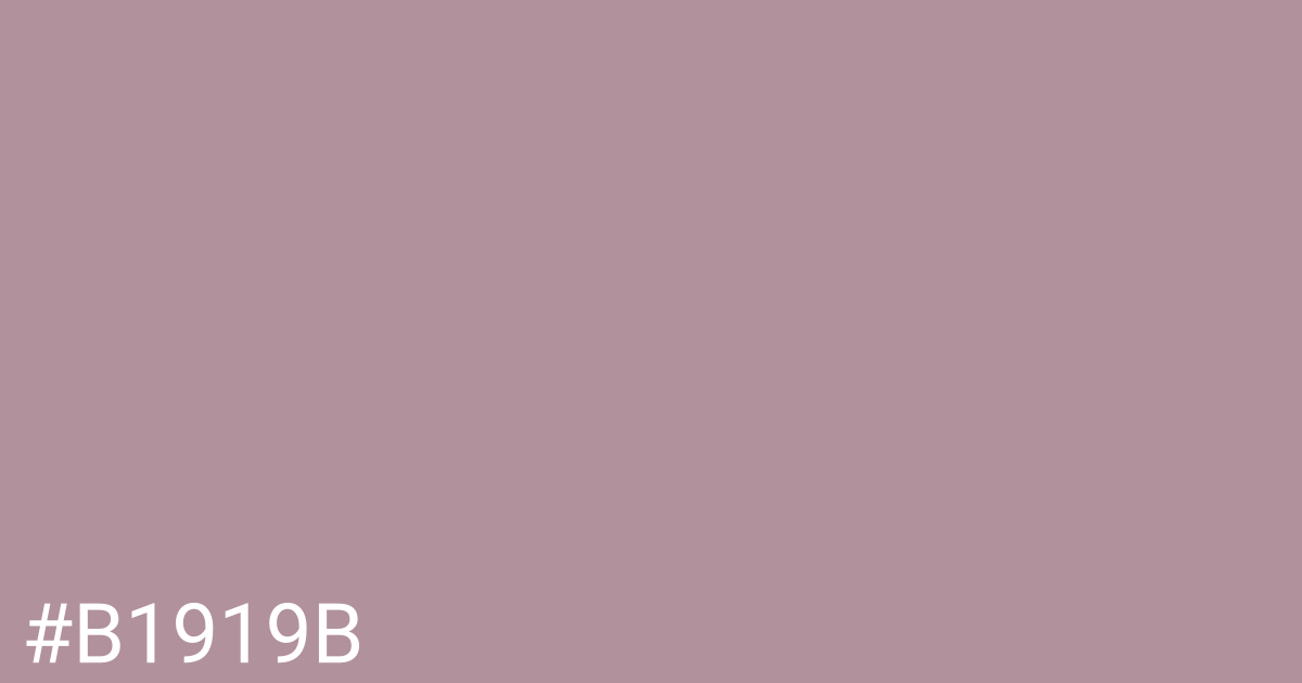 Hex color #b1919b graphic