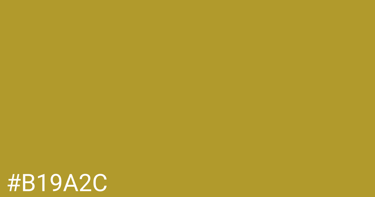 Hex color #b19a2c graphic
