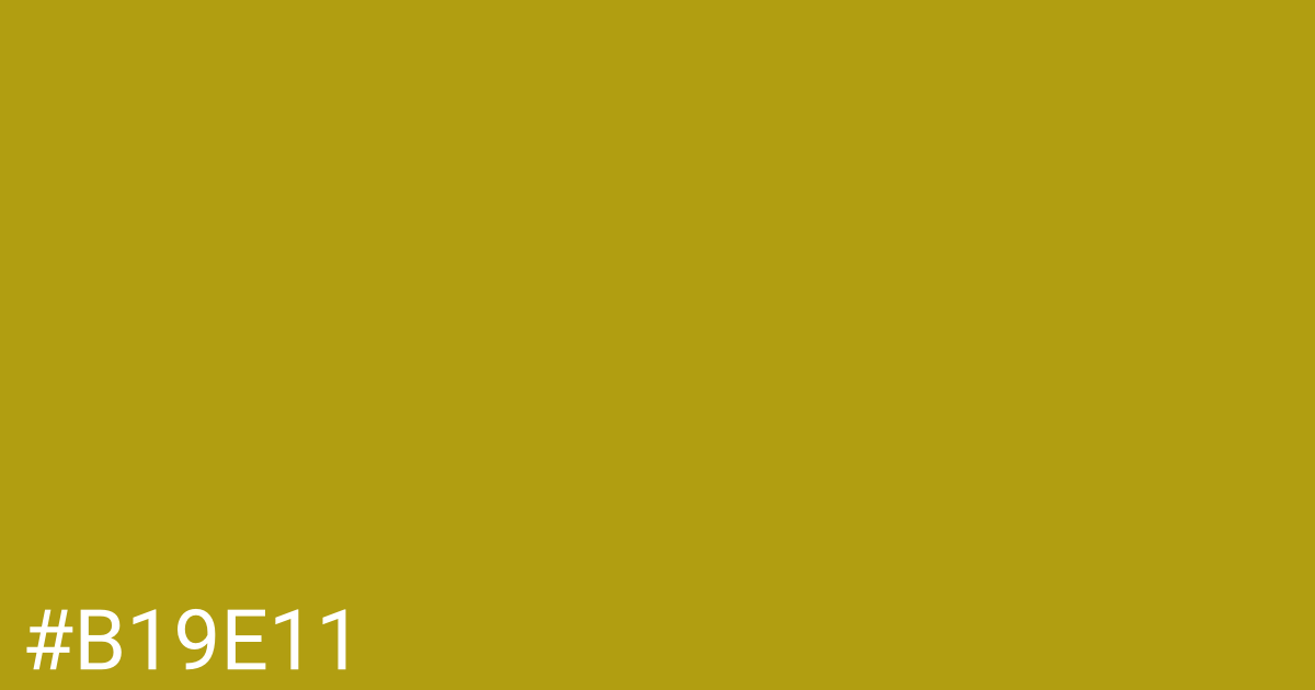 Hex color #b19e11 graphic