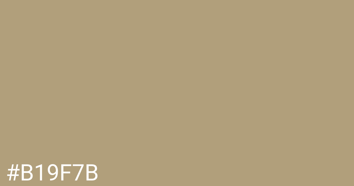 Hex color #b19f7b graphic