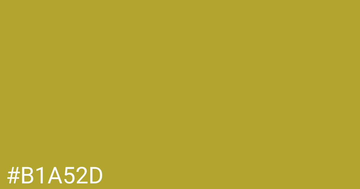 Hex color #b1a52d graphic