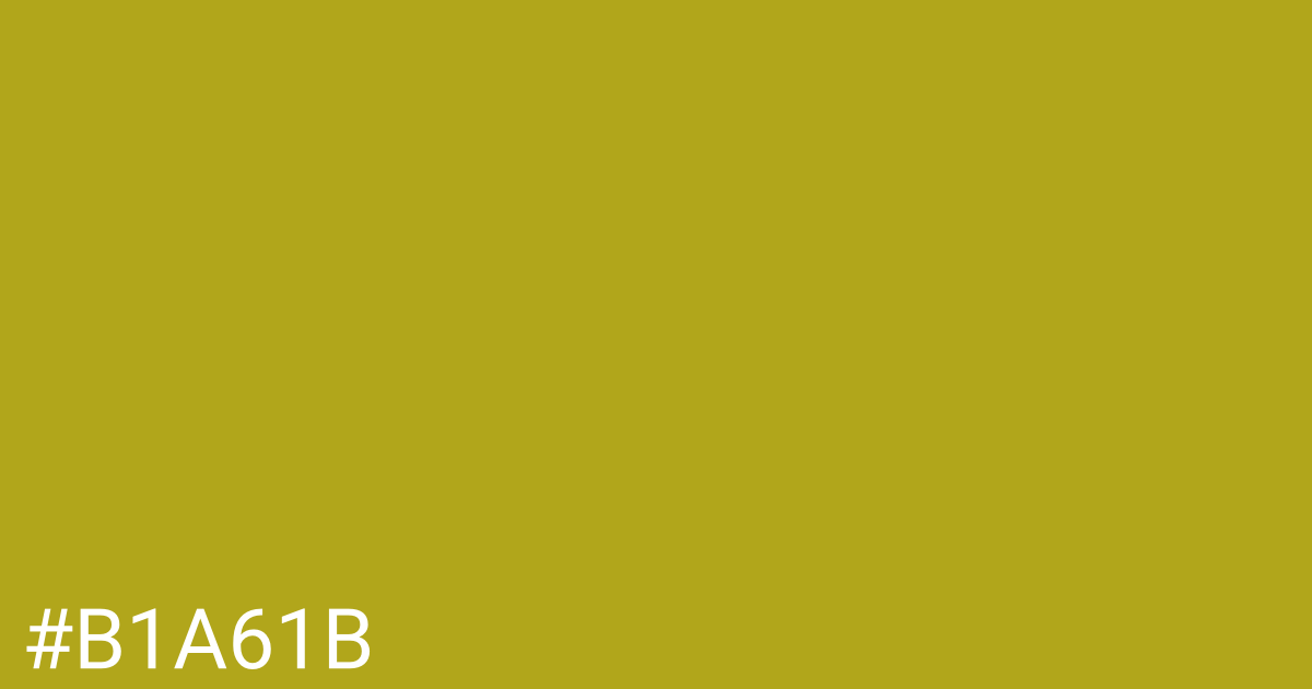 Hex color #b1a61b graphic