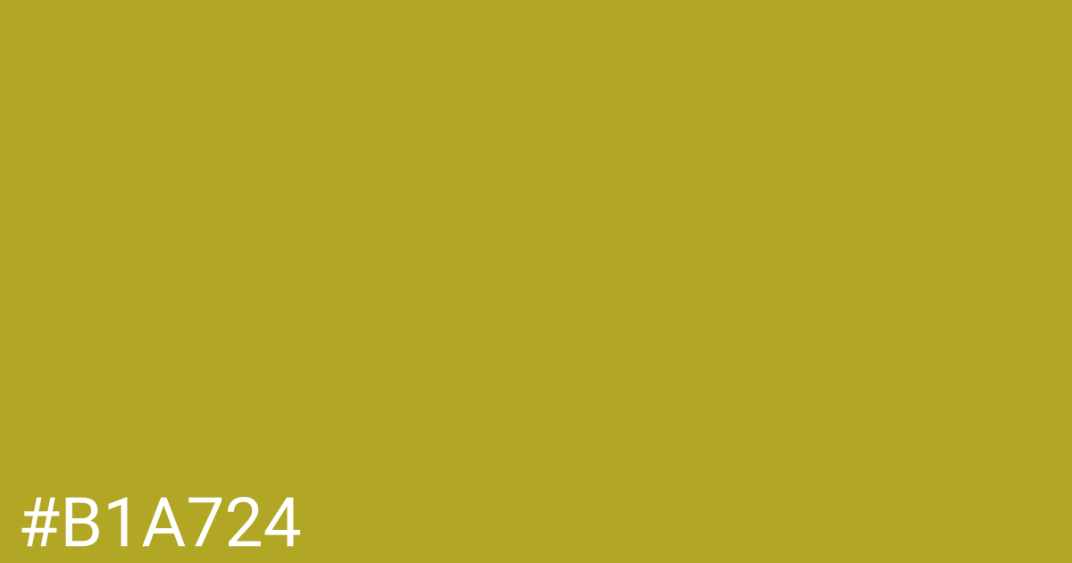Hex color #b1a724 graphic