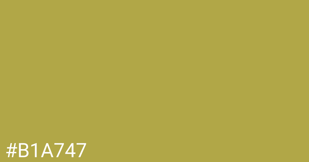 Hex color #b1a747 graphic