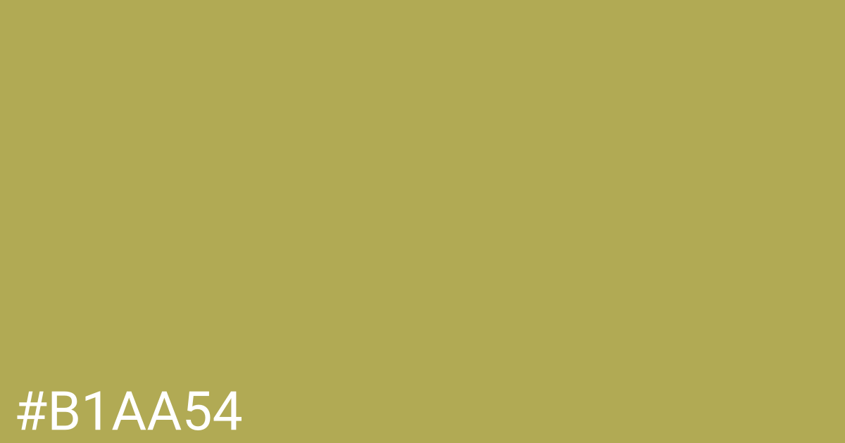 Hex color #b1aa54 graphic