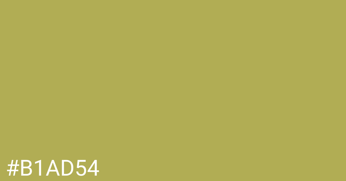 Hex color #b1ad54 graphic