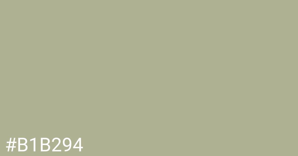 Hex color #b1b294 graphic