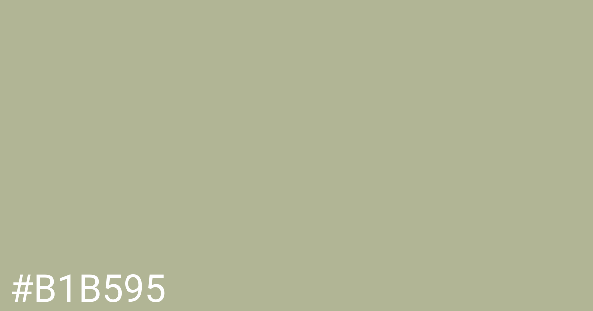 Hex color #b1b595 graphic