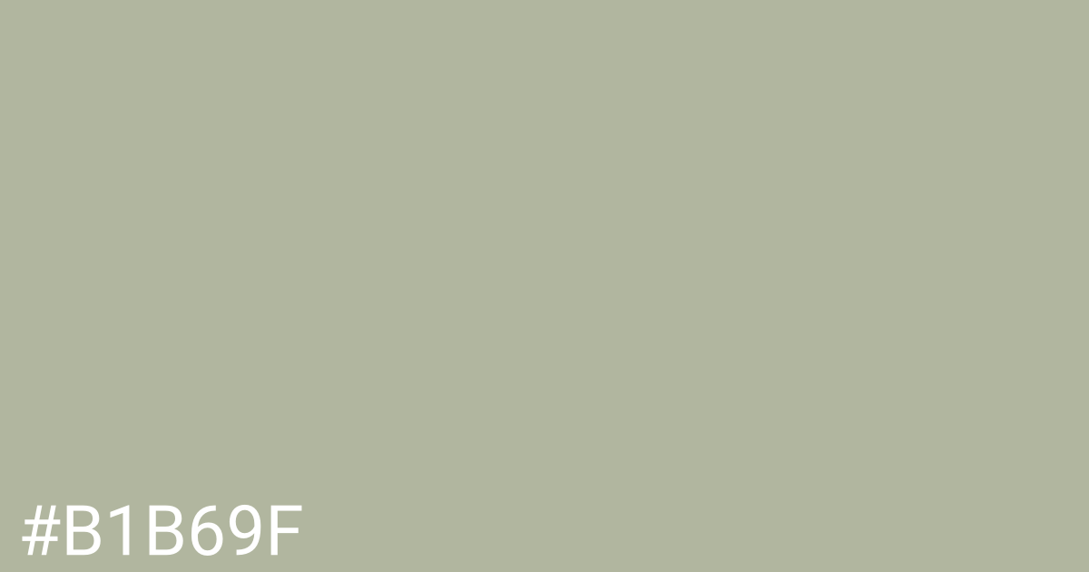 Hex color #b1b69f graphic