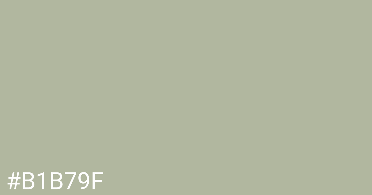 Hex color #b1b79f graphic