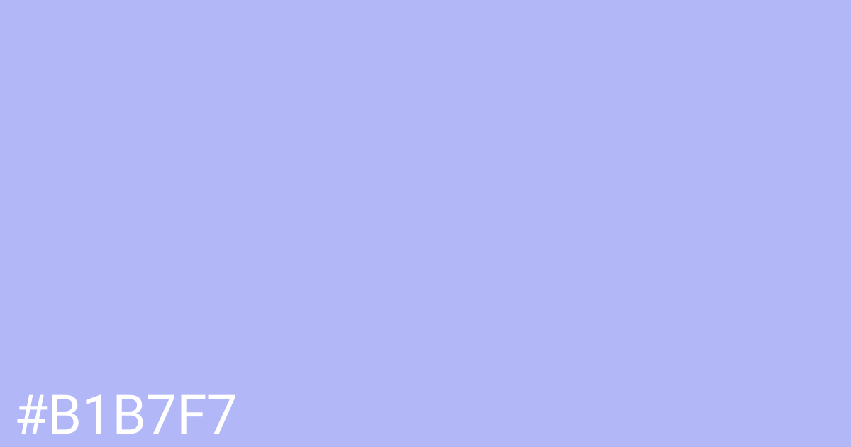 Hex color #b1b7f7 graphic