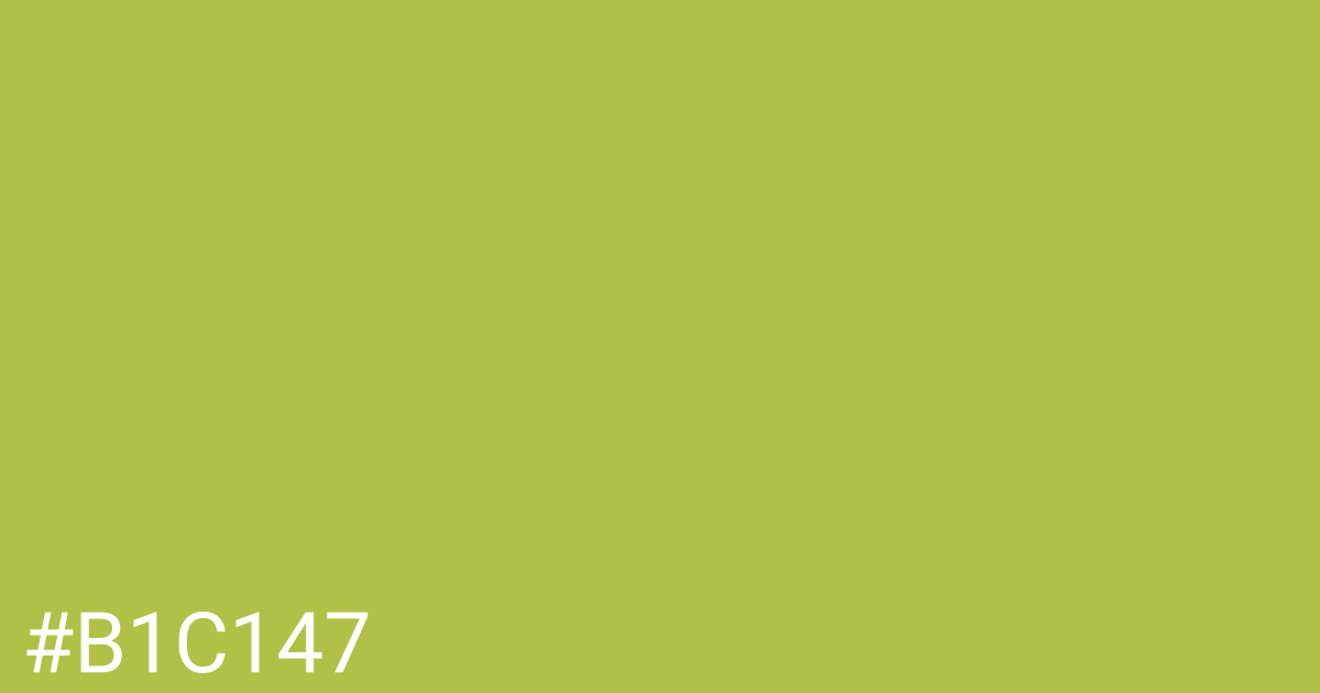 Hex color #b1c147 graphic