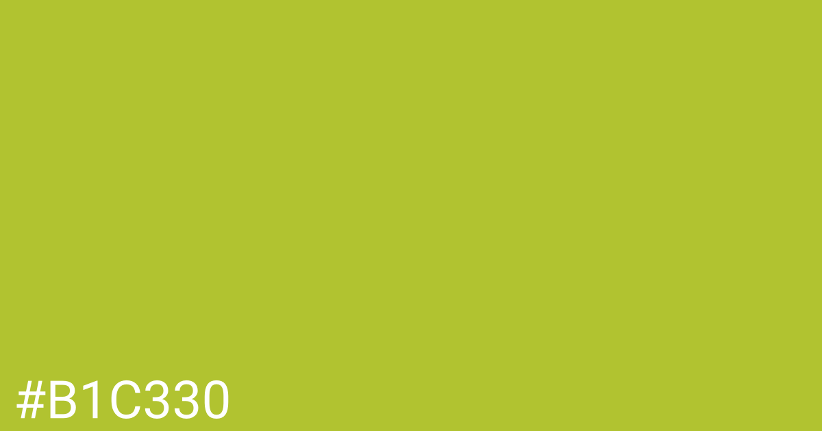 Hex color #b1c330 graphic