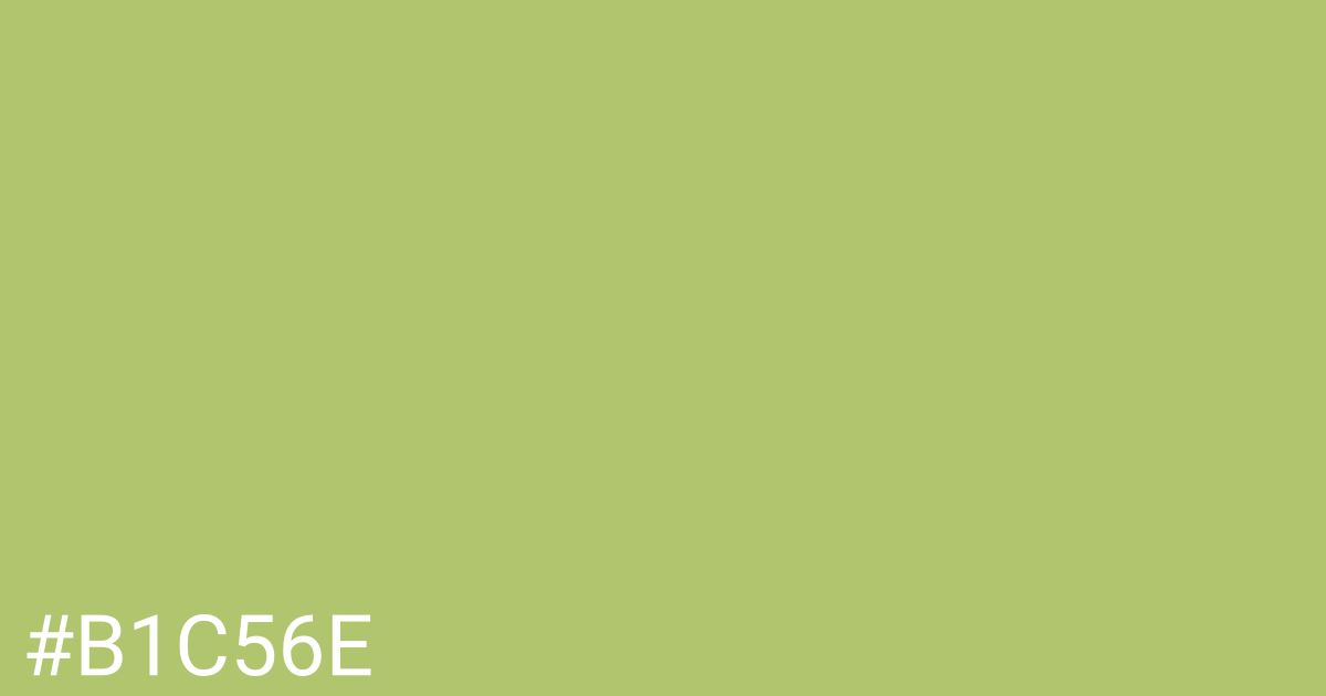 Hex color #b1c56e graphic