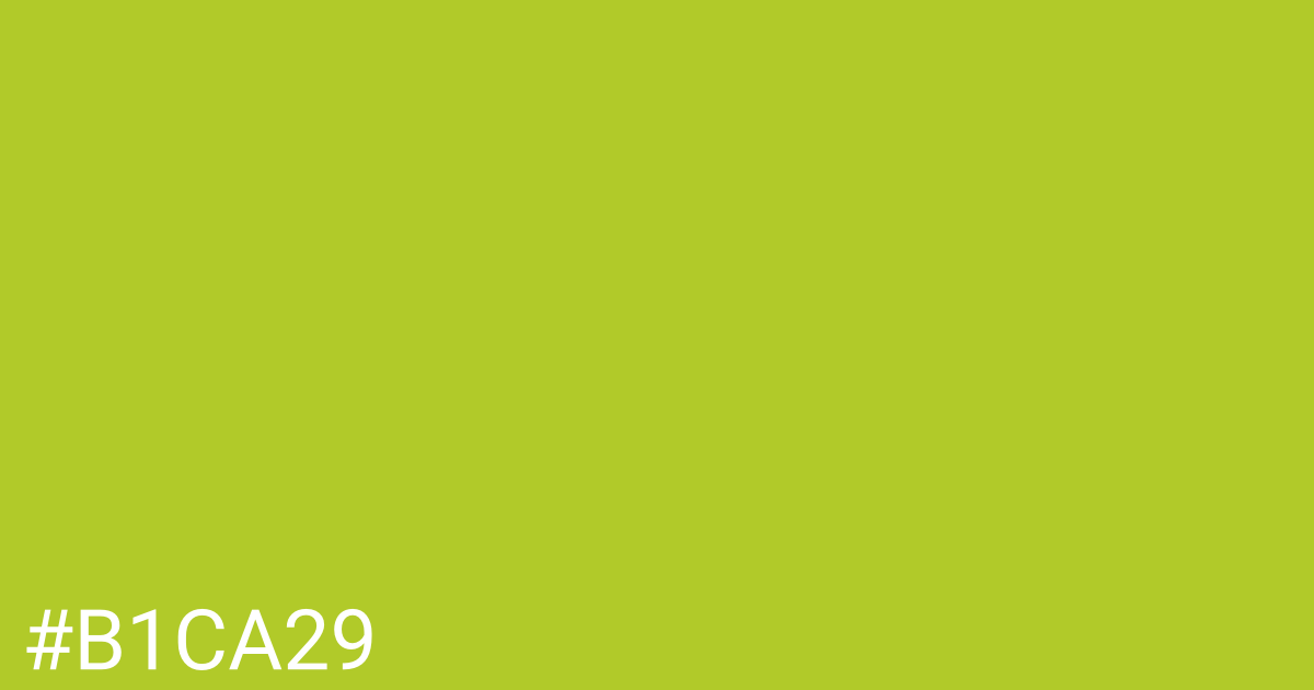 Hex color #b1ca29 graphic