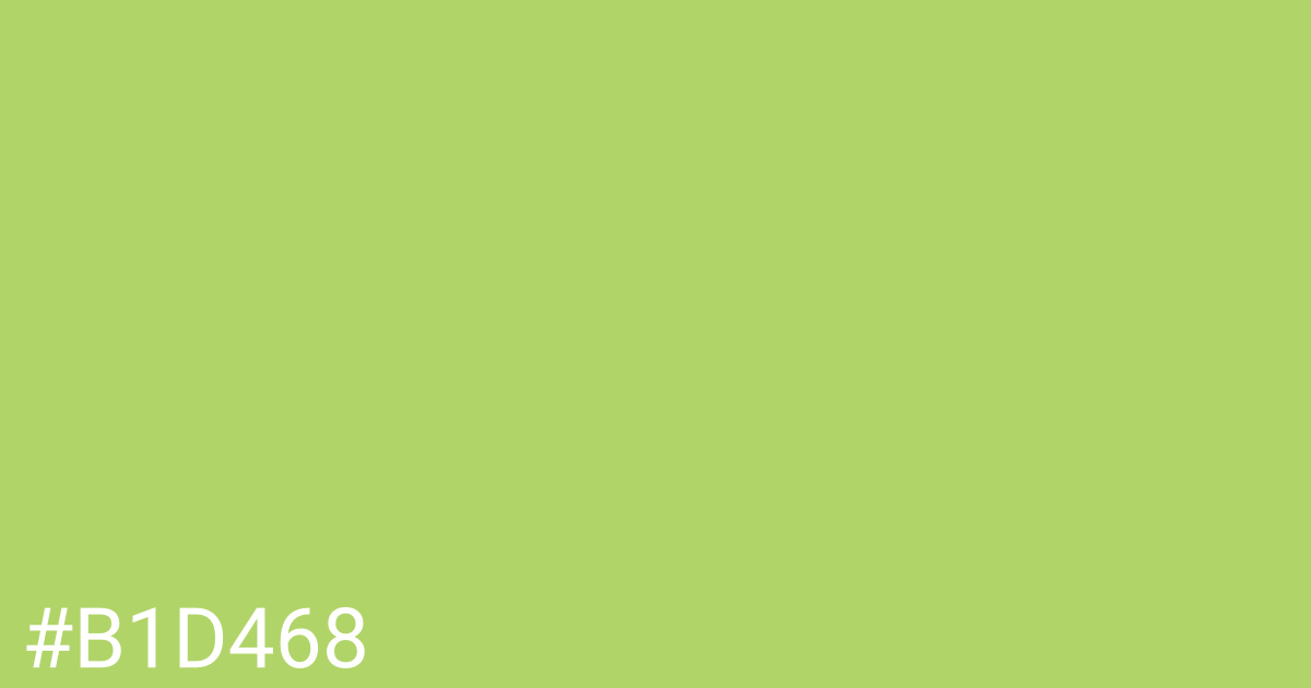 Hex color #b1d468 graphic