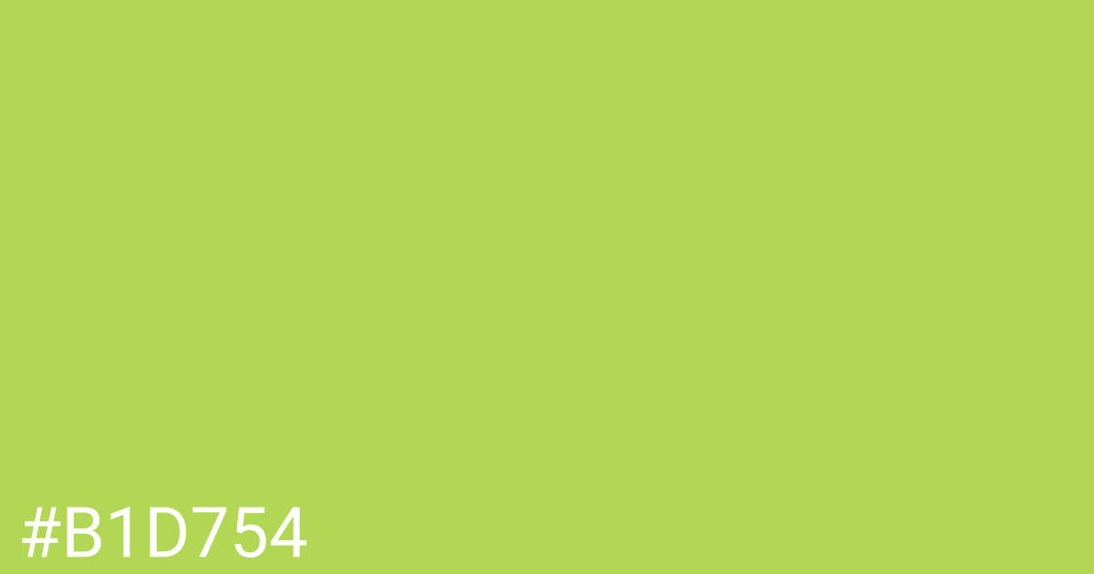 Hex color #b1d754 graphic