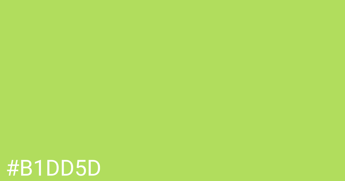 Hex color #b1dd5d graphic