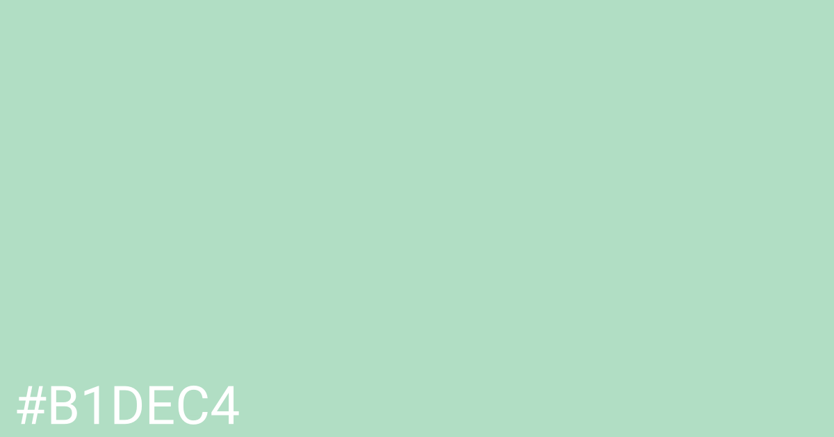 Hex color #b1dec4 graphic