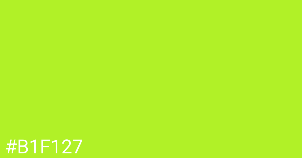 Hex color #b1f127 graphic