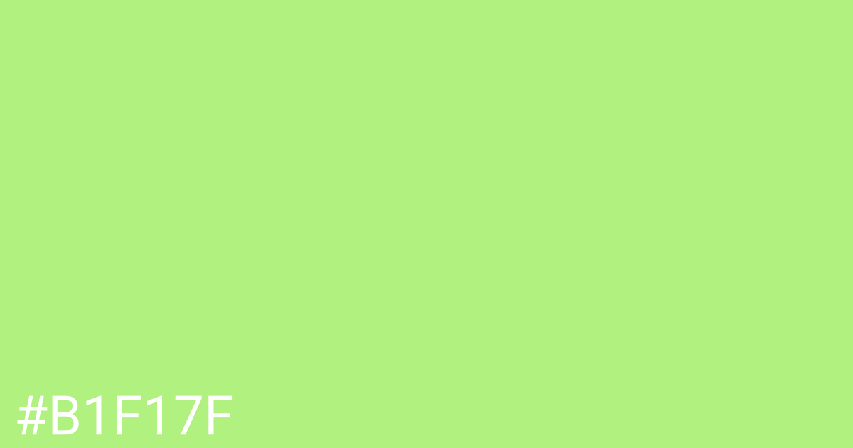 Hex color #b1f17f graphic