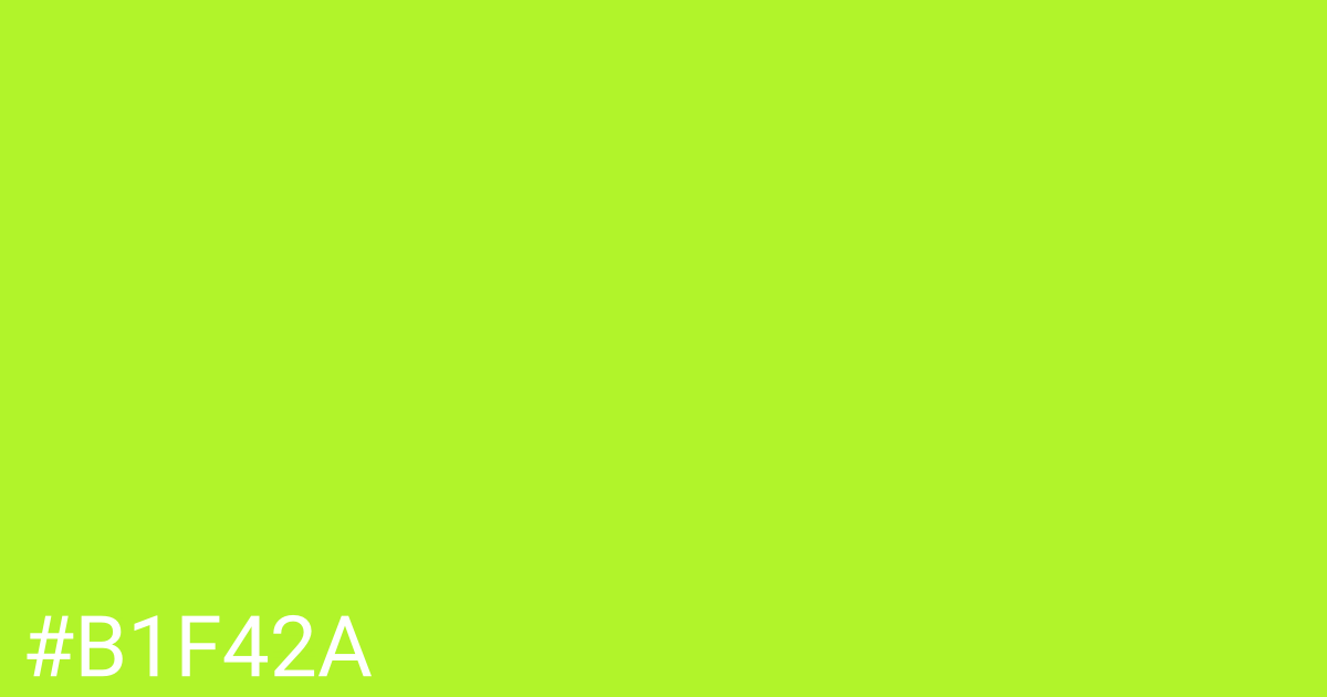 Hex color #b1f42a graphic