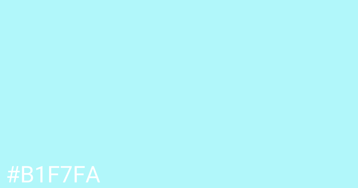Hex color #b1f7fa graphic