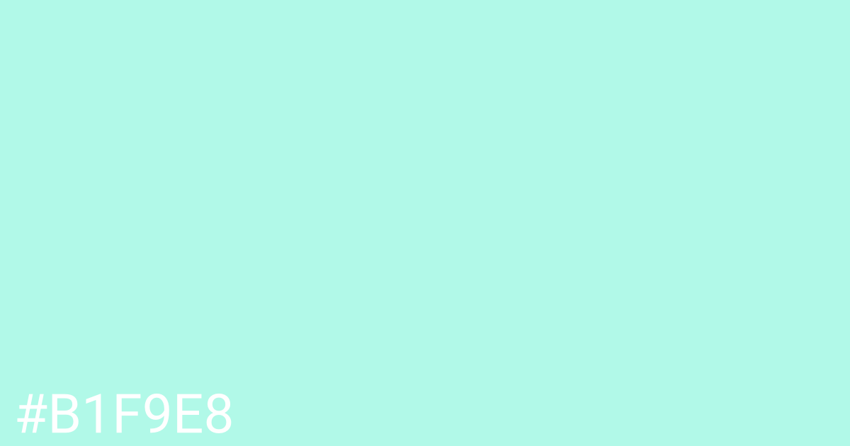 Hex color #b1f9e8 graphic