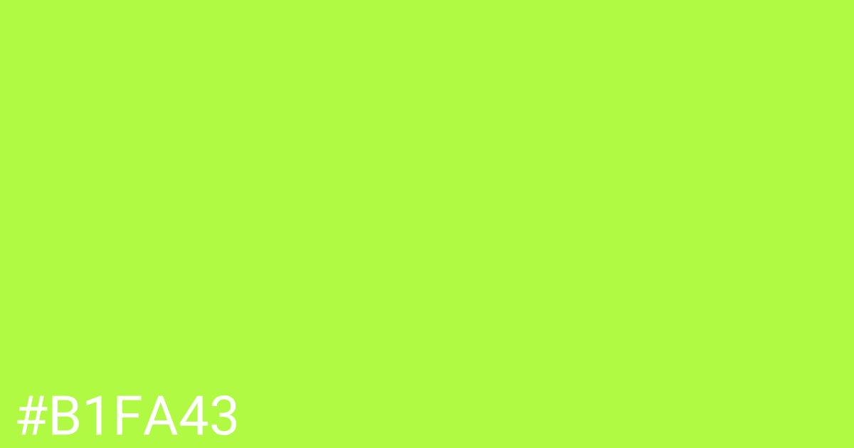 Hex color #b1fa43 graphic