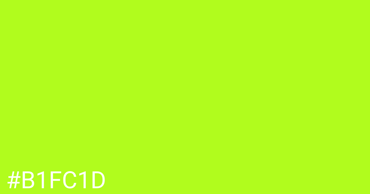 Hex color #b1fc1d graphic